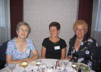 Donna Miller, Joyce Thorburn, Delores Vaugeois
